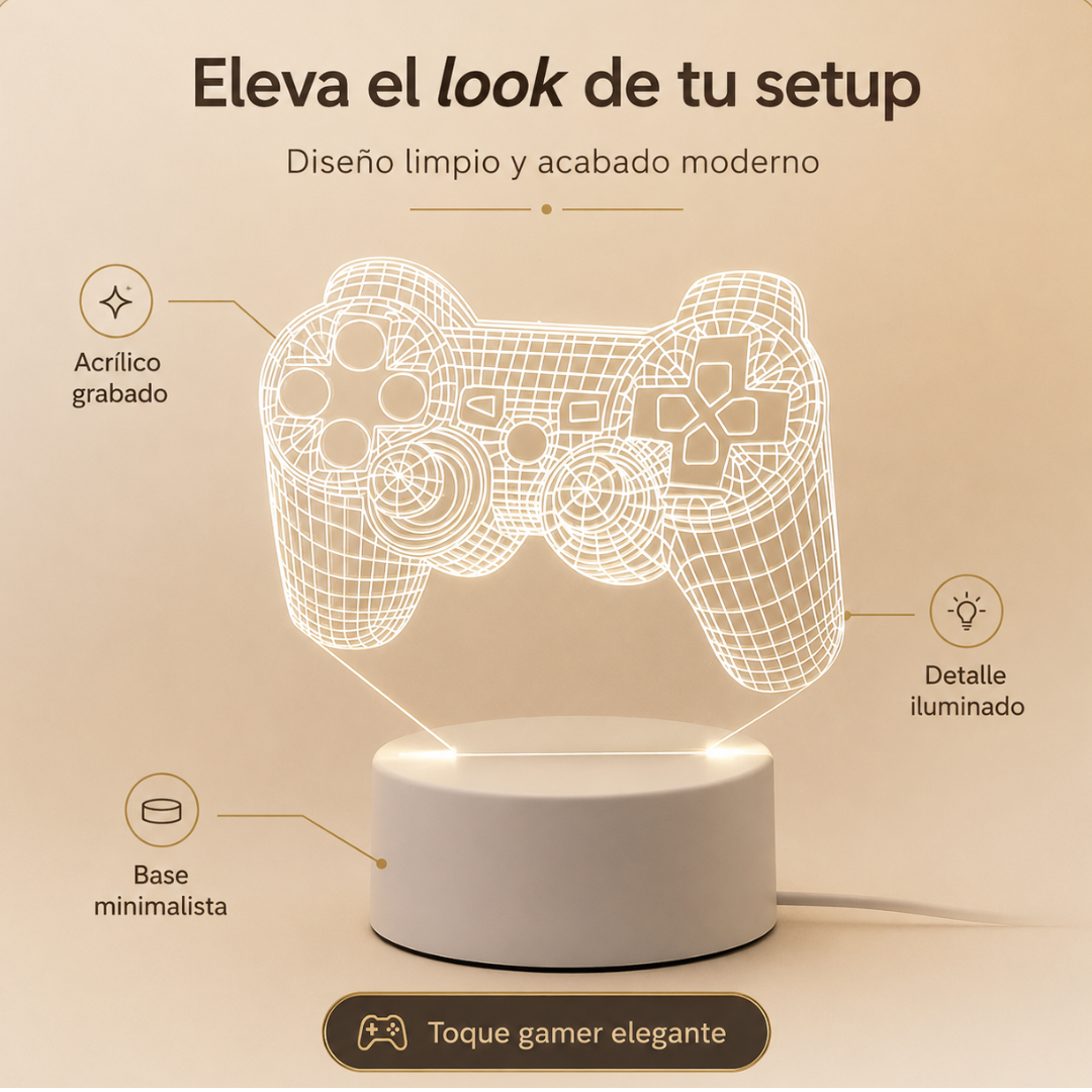 Lampara Gamer 3D Control Pro